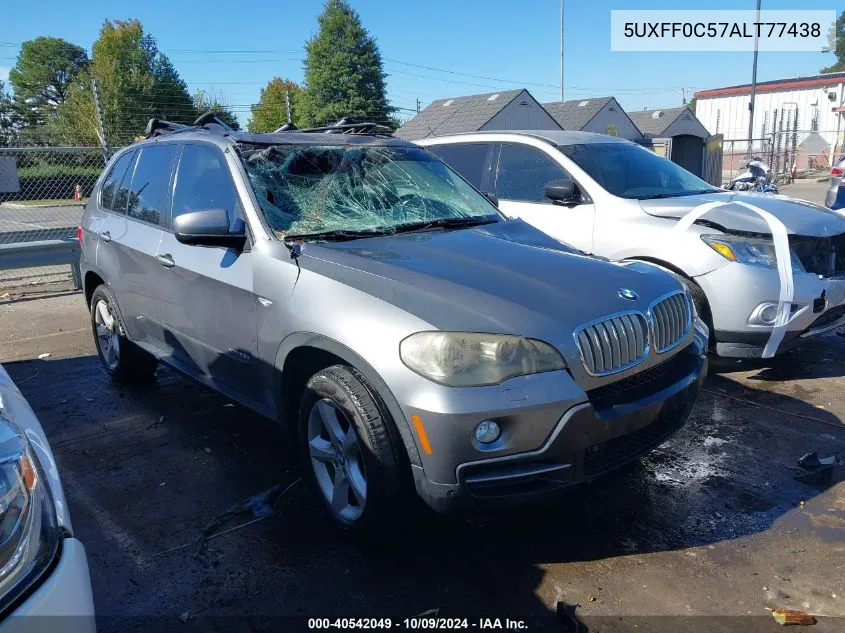 2010 BMW X5 xDrive35D VIN: 5UXFF0C57ALT77438 Lot: 40542049