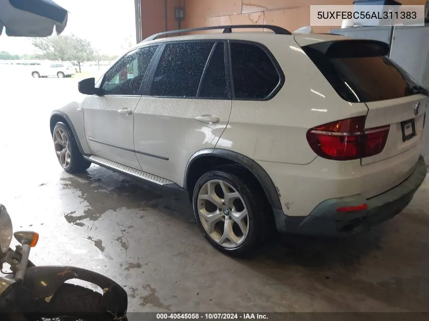 2010 BMW X5 xDrive48I VIN: 5UXFE8C56AL311383 Lot: 40545058