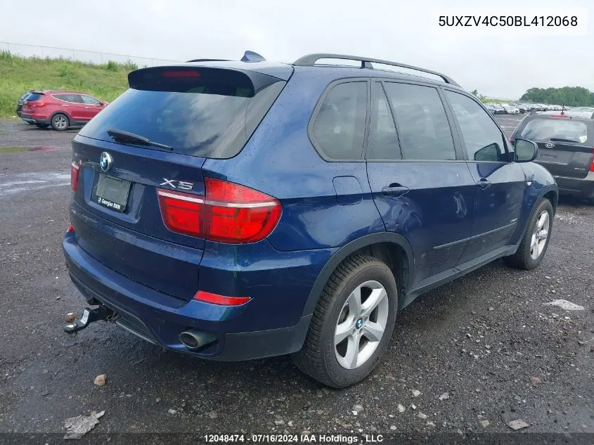 2011 BMW X5 xDrive35I VIN: 5UXZV4C50BL412068 Lot: 12048474