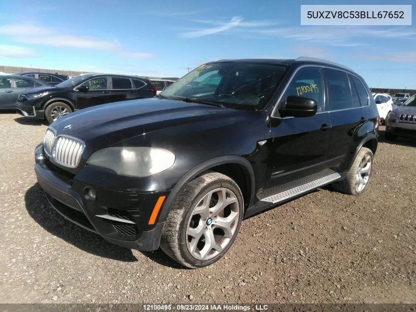 5UXZV8C53BLL67652 2011 BMW X5