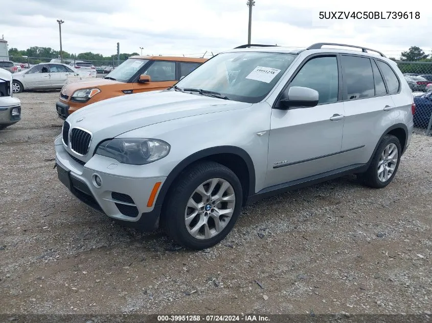 2011 BMW X5 xDrive35I/xDrive35I Premium/xDrive35I Sport Activity VIN: 5UXZV4C50BL739618 Lot: 39951258