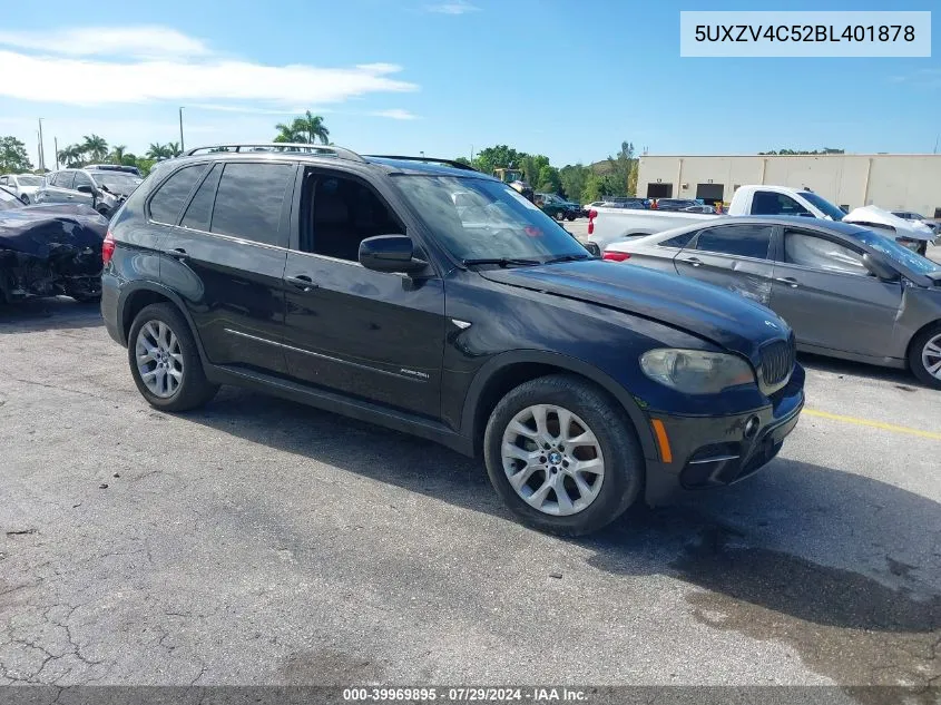 2011 BMW X5 xDrive35I/xDrive35I Premium/xDrive35I Sport Activity VIN: 5UXZV4C52BL401878 Lot: 39969895