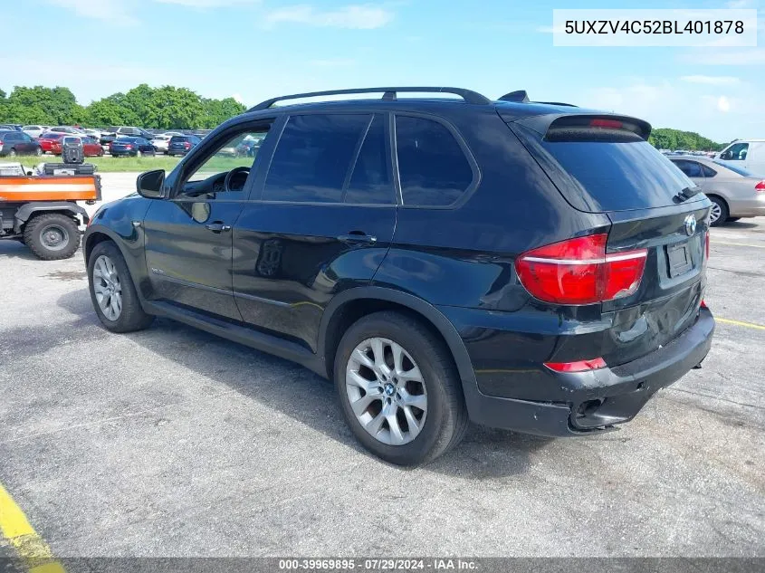 2011 BMW X5 xDrive35I/xDrive35I Premium/xDrive35I Sport Activity VIN: 5UXZV4C52BL401878 Lot: 39969895