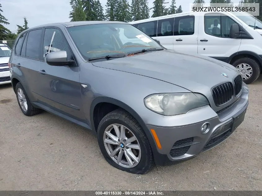 2011 BMW X5 xDrive35D VIN: 5UXZW0C55BL368543 Lot: 40115330