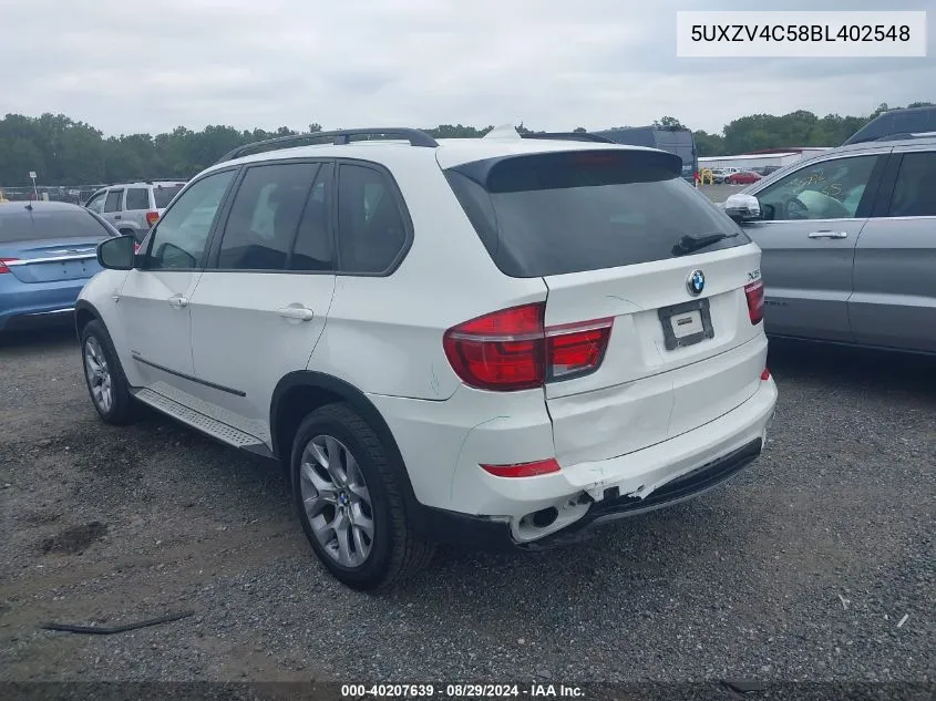 5UXZV4C58BL402548 2011 BMW X5 xDrive35I/xDrive35I Premium/xDrive35I Sport Activity