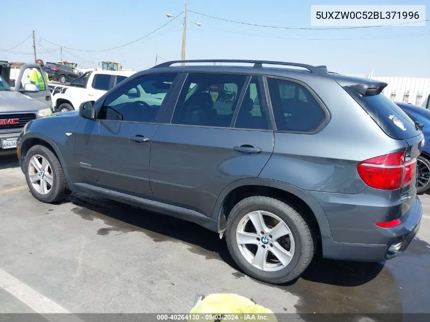 2011 BMW X5 xDrive35D VIN: 5UXZW0C52BL371996 Lot: 40264130