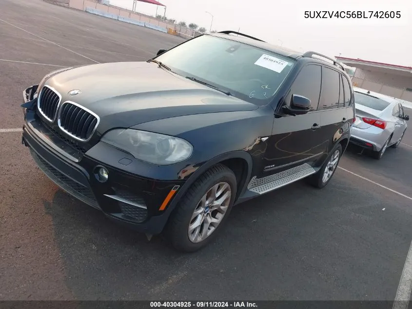 2011 BMW X5 xDrive35I/xDrive35I Premium/xDrive35I Sport Activity VIN: 5UXZV4C56BL742605 Lot: 40304925