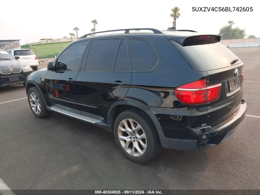 2011 BMW X5 xDrive35I/xDrive35I Premium/xDrive35I Sport Activity VIN: 5UXZV4C56BL742605 Lot: 40304925