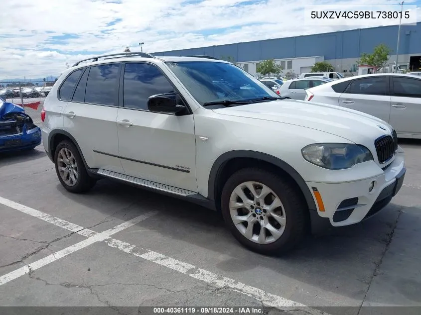 2011 BMW X5 xDrive35I/xDrive35I Premium/xDrive35I Sport Activity VIN: 5UXZV4C59BL738015 Lot: 40361119