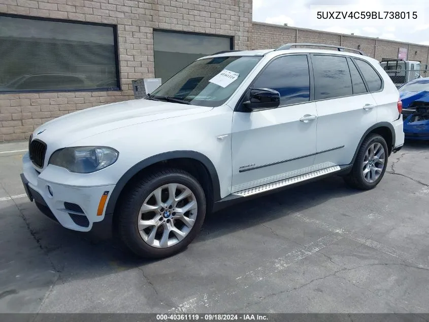 2011 BMW X5 xDrive35I/xDrive35I Premium/xDrive35I Sport Activity VIN: 5UXZV4C59BL738015 Lot: 40361119