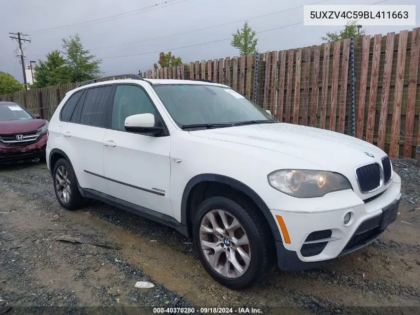 2011 BMW X5 xDrive35I VIN: 5UXZV4C59BL411663 Lot: 40370280