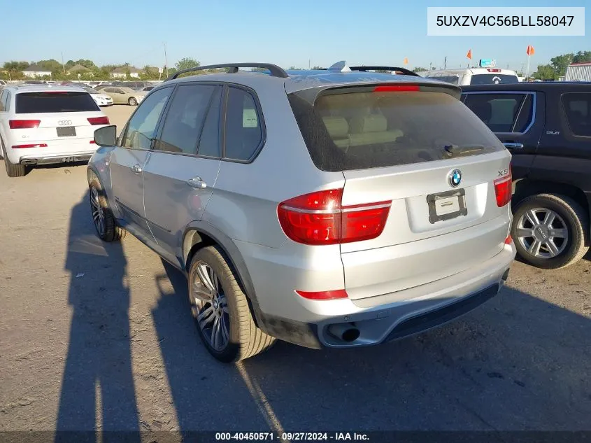 2011 BMW X5 xDrive35I/xDrive35I Premium/xDrive35I Sport Activity VIN: 5UXZV4C56BLL58047 Lot: 40450571