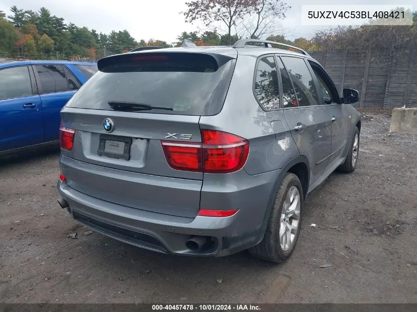 2011 BMW X5 xDrive35I/xDrive35I Premium/xDrive35I Sport Activity VIN: 5UXZV4C53BL408421 Lot: 40457478