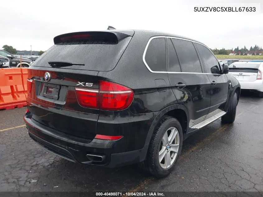 2011 BMW X5 xDrive50I VIN: 5UXZV8C5XBLL67633 Lot: 40498071