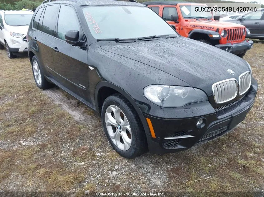 2011 BMW X5 xDrive50I VIN: 5UXZV8C54BL420746 Lot: 40519733