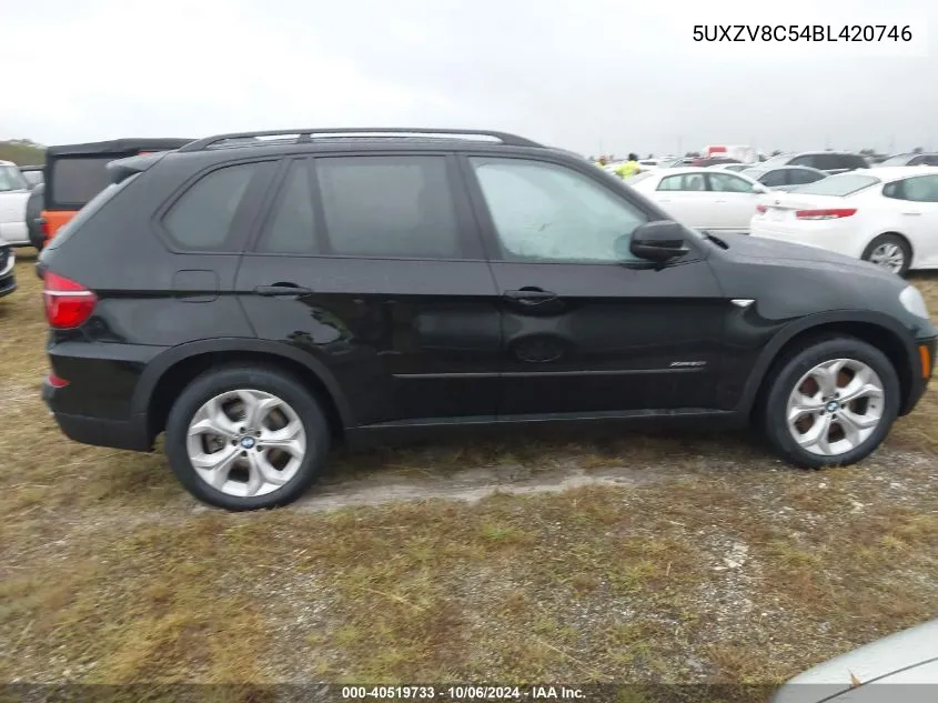 2011 BMW X5 xDrive50I VIN: 5UXZV8C54BL420746 Lot: 40519733