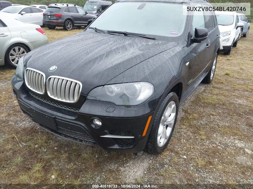 2011 BMW X5 xDrive50I VIN: 5UXZV8C54BL420746 Lot: 40519733