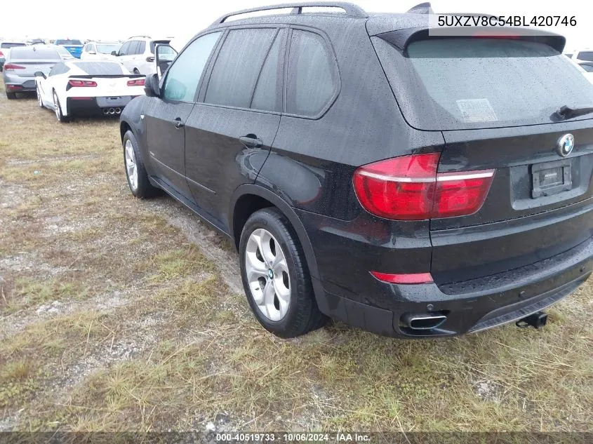 2011 BMW X5 xDrive50I VIN: 5UXZV8C54BL420746 Lot: 40519733