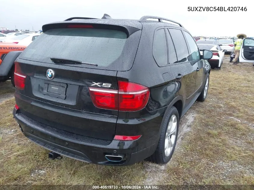 2011 BMW X5 xDrive50I VIN: 5UXZV8C54BL420746 Lot: 40519733