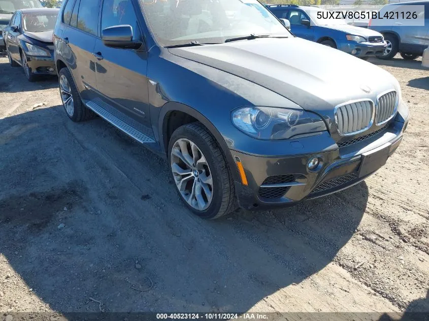 2011 BMW X5 xDrive50I VIN: 5UXZV8C51BL421126 Lot: 40523124