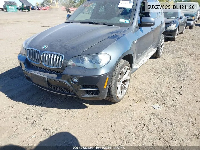 2011 BMW X5 xDrive50I VIN: 5UXZV8C51BL421126 Lot: 40523124