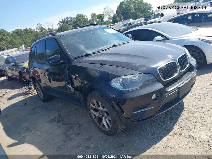 2011 BMW X5 xDrive35I/xDrive35I Premium/xDrive35I Sport Activity VIN: 5UXZV4C53BL408709 Lot: 40531628