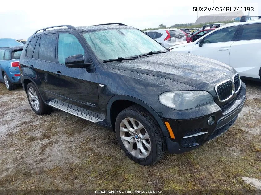 2011 BMW X5 xDrive35I VIN: 5UXZV4C54BL741193 Lot: 40541015