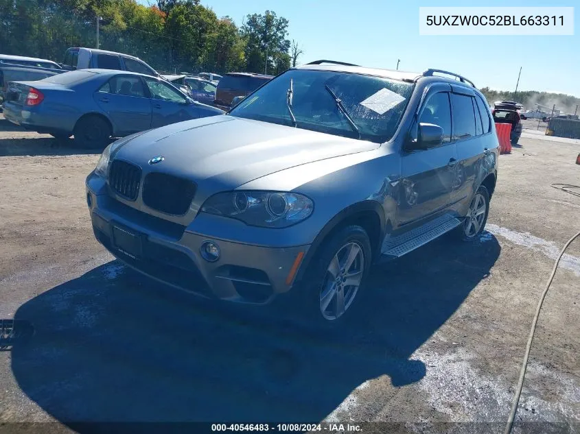 2011 BMW X5 xDrive35D VIN: 5UXZW0C52BL663311 Lot: 40546483