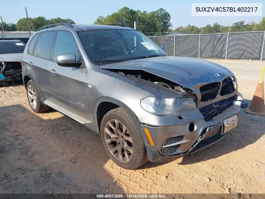 2011 BMW X5 xDrive35I/xDrive35I Premium/xDrive35I Sport Activity VIN: 5UXZV4C57BL402217 Lot: 40573005