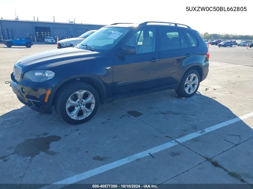 2011 BMW X5 xDrive35D VIN: 5UXZW0C50BL662805 Lot: 40577350