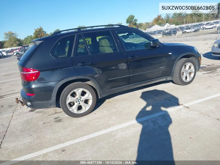 2011 BMW X5 xDrive35D VIN: 5UXZW0C50BL662805 Lot: 40577350