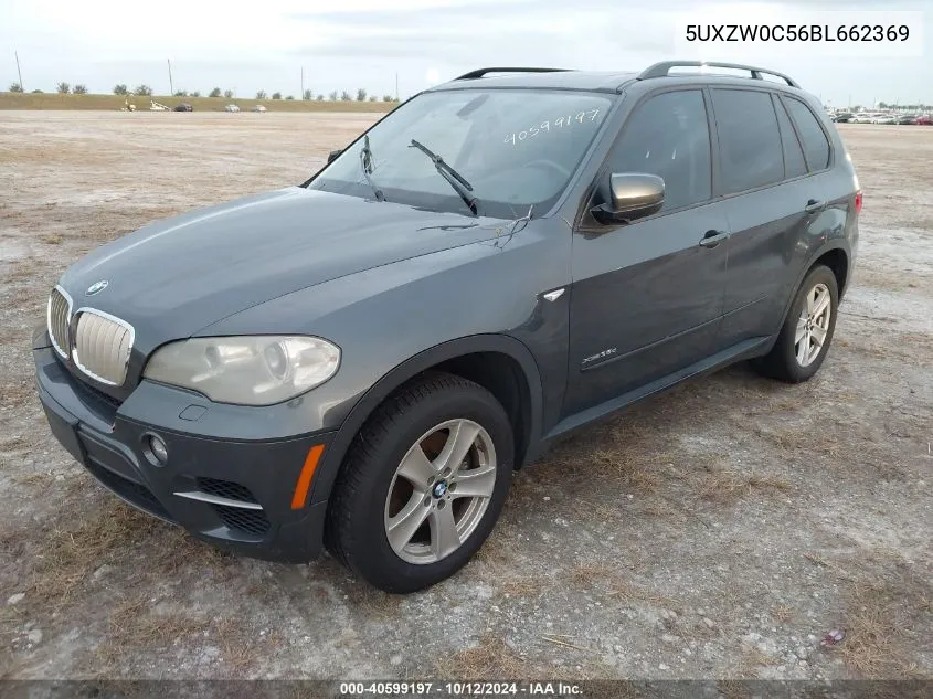 2011 BMW X5 xDrive35D VIN: 5UXZW0C56BL662369 Lot: 40599197