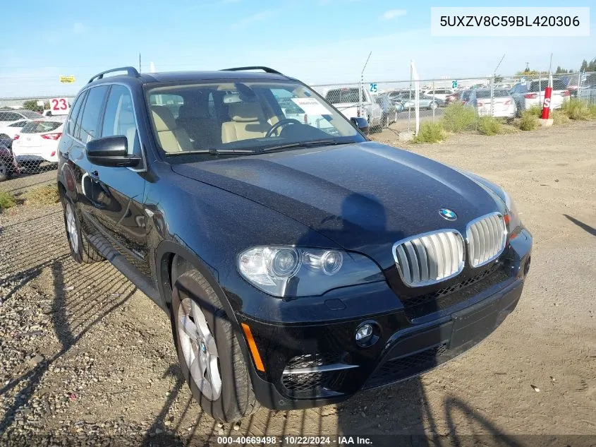 2011 BMW X5 xDrive50I VIN: 5UXZV8C59BL420306 Lot: 40669498