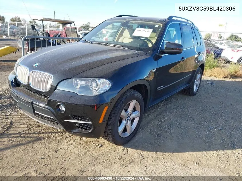 2011 BMW X5 xDrive50I VIN: 5UXZV8C59BL420306 Lot: 40669498