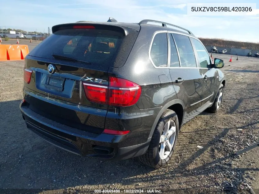 2011 BMW X5 xDrive50I VIN: 5UXZV8C59BL420306 Lot: 40669498