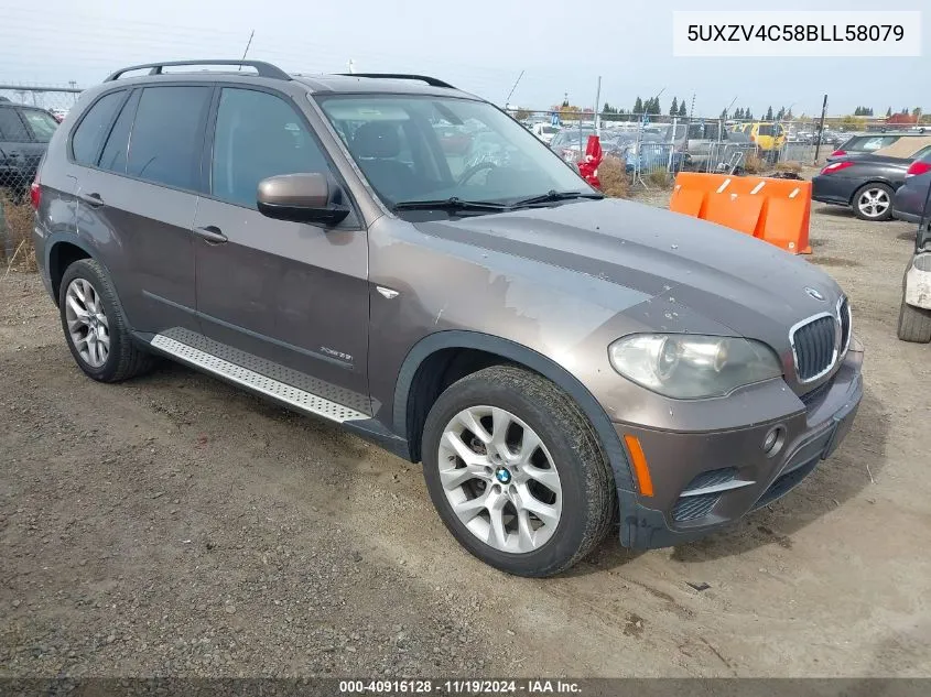 2011 BMW X5 xDrive35I/xDrive35I Premium/xDrive35I Sport Activity VIN: 5UXZV4C58BLL58079 Lot: 40916128