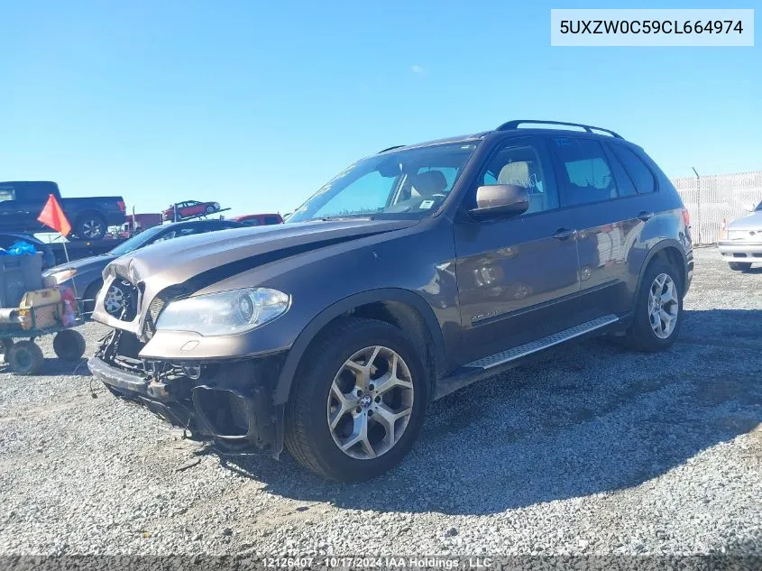 2012 BMW X5 VIN: 5UXZW0C59CL664974 Lot: 12126407