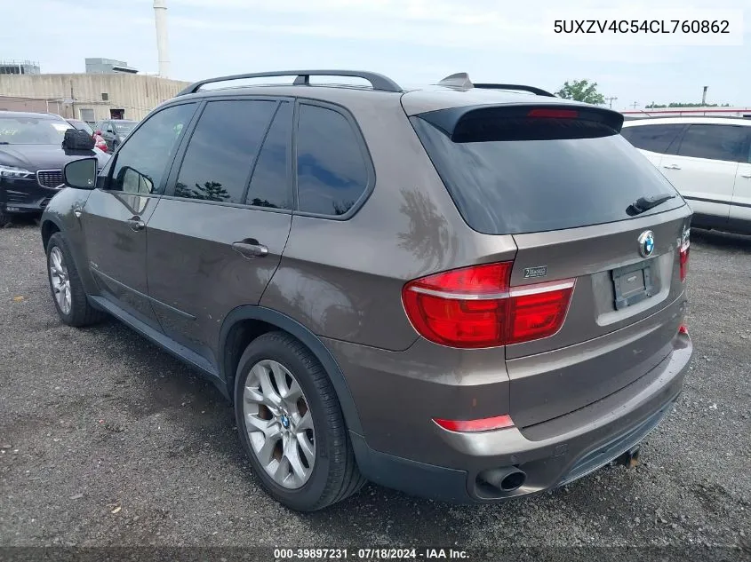 2012 BMW X5 xDrive35I/xDrive35I Premium/xDrive35I Sport Activity VIN: 5UXZV4C54CL760862 Lot: 39897231