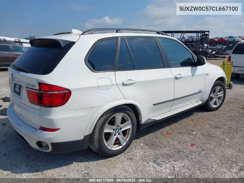 5UXZW0C57CL667100 2012 BMW X5 xDrive35D