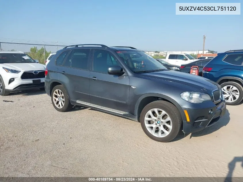 5UXZV4C53CL751120 2012 BMW X5 xDrive35I/xDrive35I Premium/xDrive35I Sport Activity