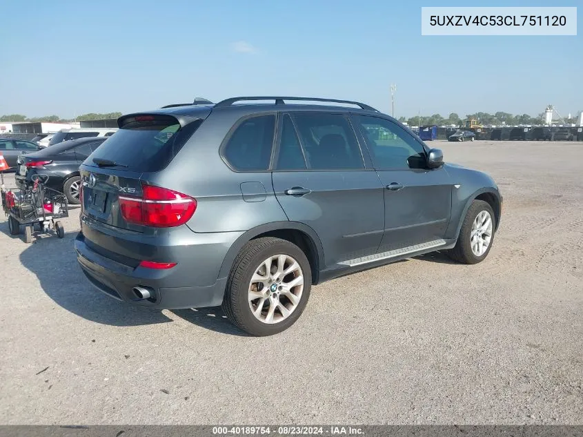 5UXZV4C53CL751120 2012 BMW X5 xDrive35I/xDrive35I Premium/xDrive35I Sport Activity