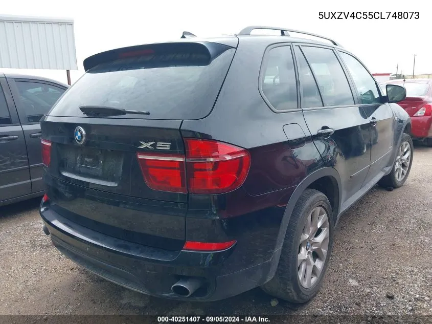 2012 BMW X5 xDrive35I/xDrive35I Premium/xDrive35I Sport Activity VIN: 5UXZV4C55CL748073 Lot: 40251407