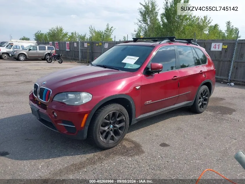 2012 BMW X5 xDrive35I/xDrive35I Premium/xDrive35I Sport Activity VIN: 5UXZV4C55CL745142 Lot: 40268966