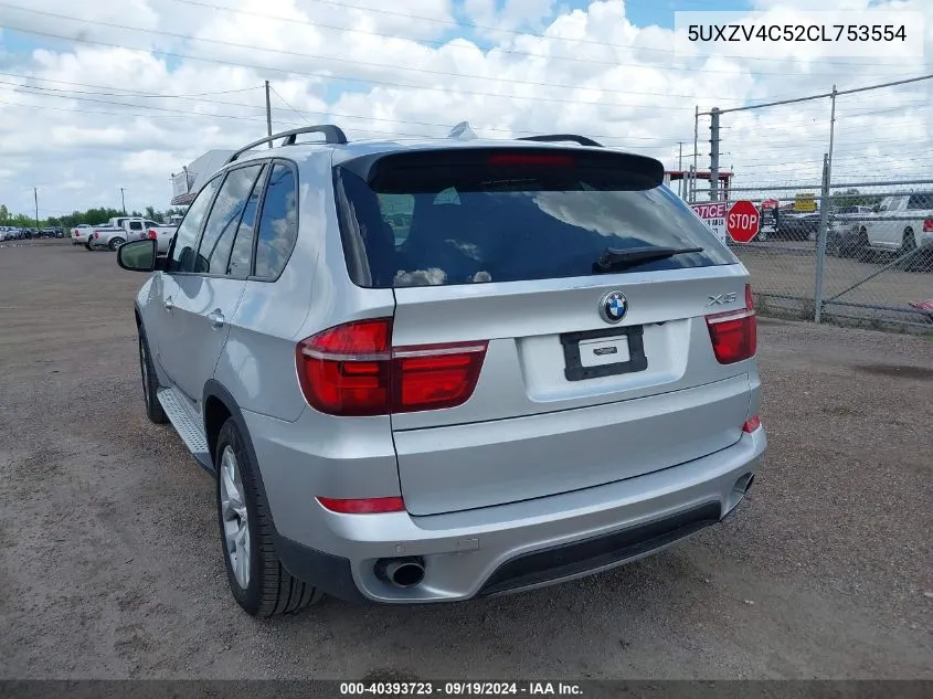 5UXZV4C52CL753554 2012 BMW X5 xDrive35I/xDrive35I Premium/xDrive35I Sport Activity