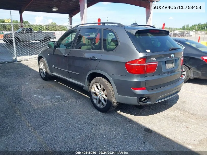 2012 BMW X5 xDrive35I/xDrive35I Premium/xDrive35I Sport Activity VIN: 5UXZV4C57CL753453 Lot: 40415086