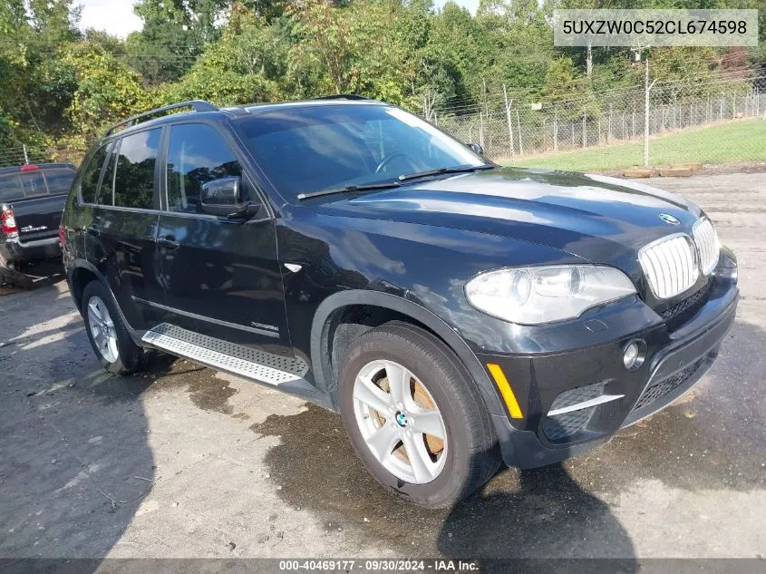 2012 BMW X5 xDrive35D VIN: 5UXZW0C52CL674598 Lot: 40469177