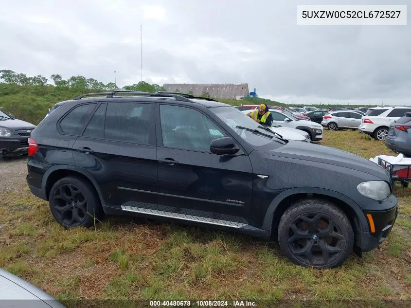 2012 BMW X5 xDrive35D VIN: 5UXZW0C52CL672527 Lot: 40480678