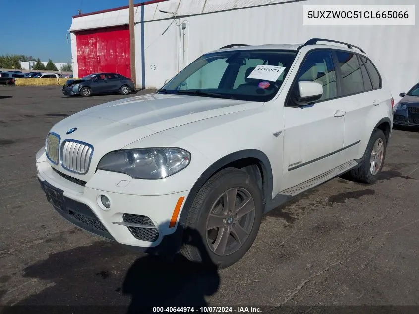 2012 BMW X5 xDrive35D VIN: 5UXZW0C51CL665066 Lot: 40544974