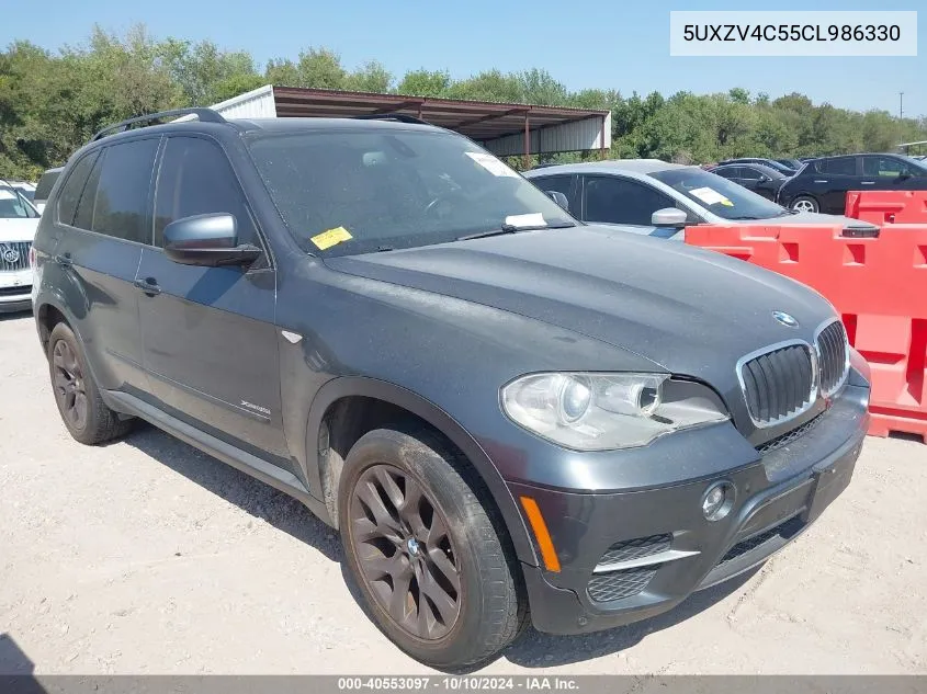 2012 BMW X5 xDrive35I/xDrive35I Premium/xDrive35I Sport Activity VIN: 5UXZV4C55CL986330 Lot: 40553097