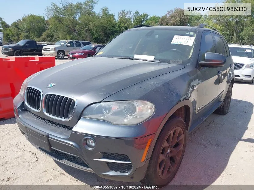 2012 BMW X5 xDrive35I/xDrive35I Premium/xDrive35I Sport Activity VIN: 5UXZV4C55CL986330 Lot: 40553097